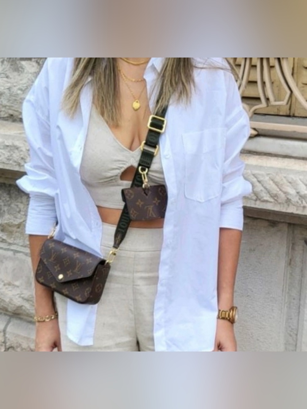 Brown Monogram crossbody bag